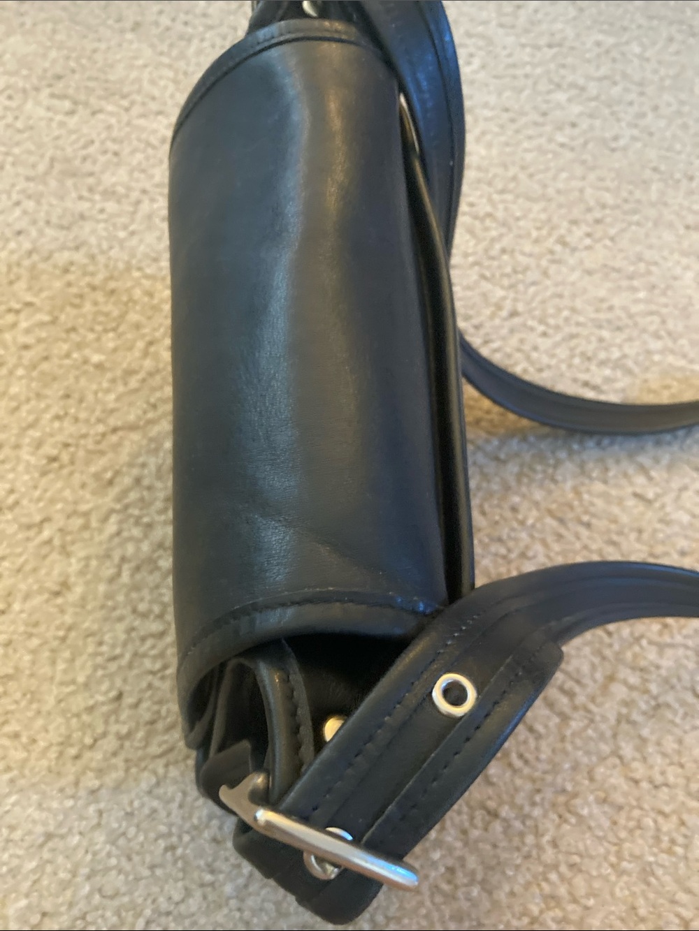 Vintage Coach 9061 Rambler Black Leather Shoulder Bag - Picture 16 of 16